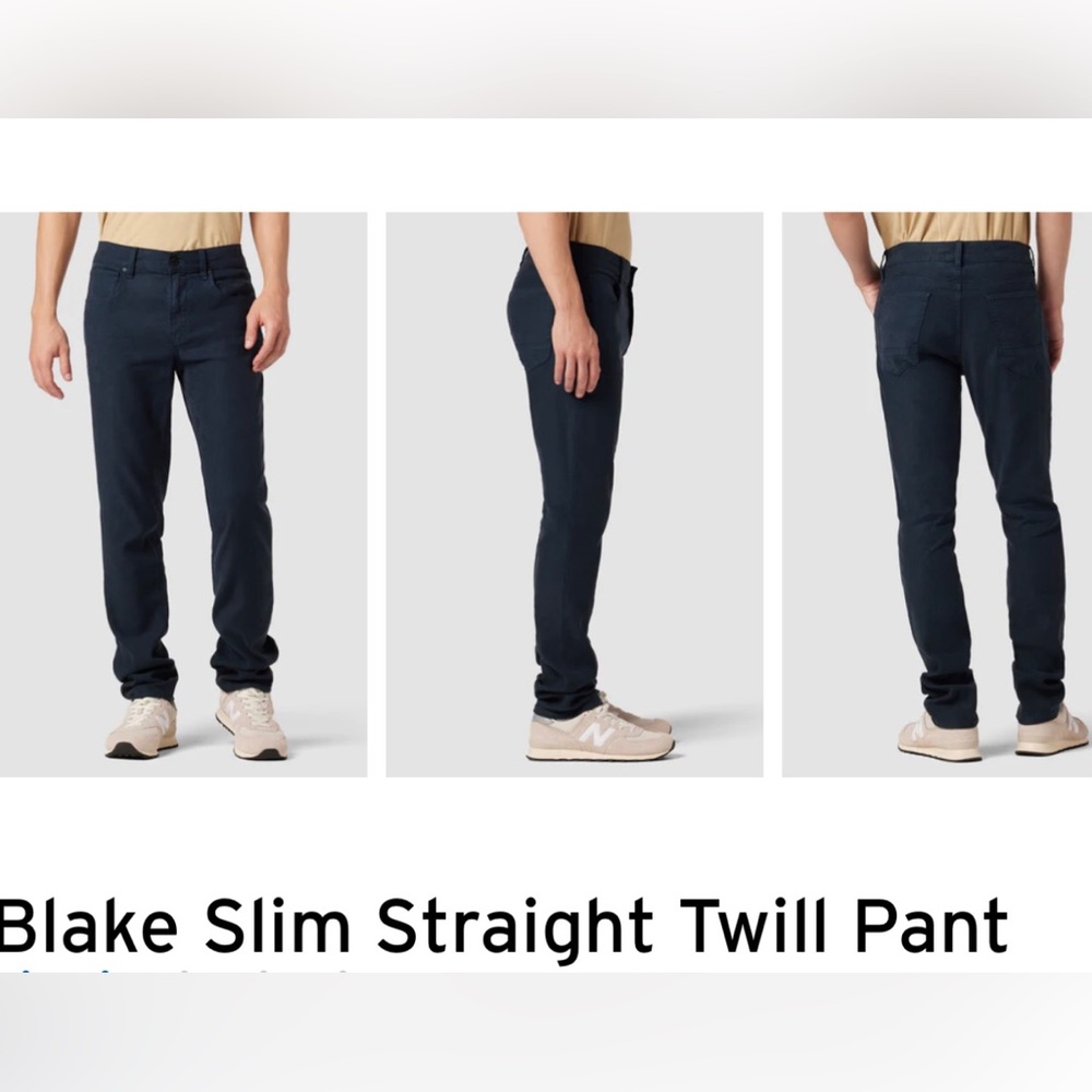 Hudson Jeans Blake Slim Straight in Navy sz 40w 36L